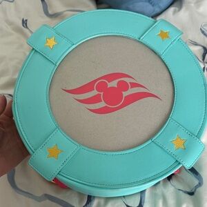 Disney Teal and Pink Round Backpack